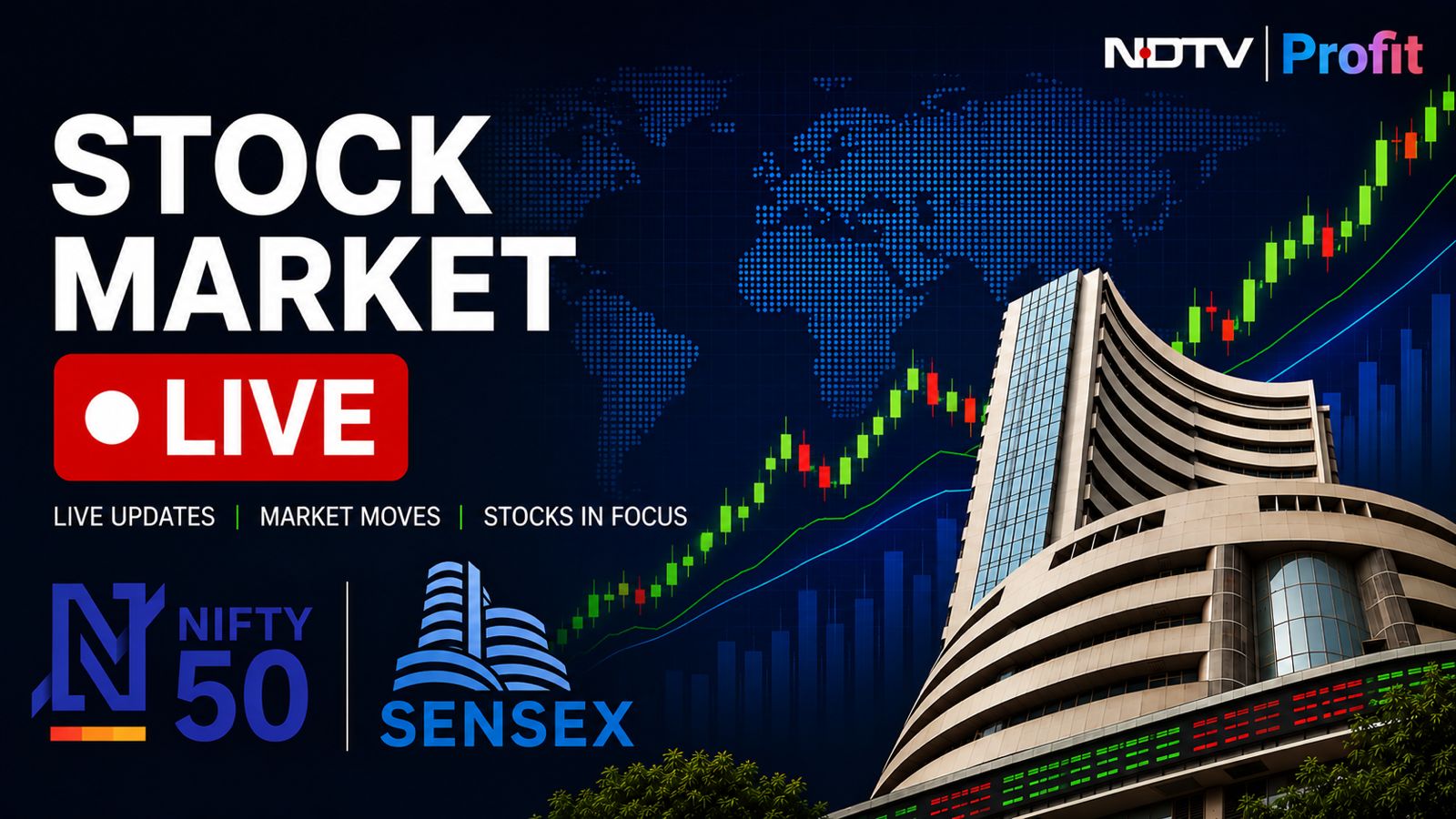 LIVE: Sensex Down 520 Points, Nifty50 Below 23,900; Auto, IT Shares Top Drags
