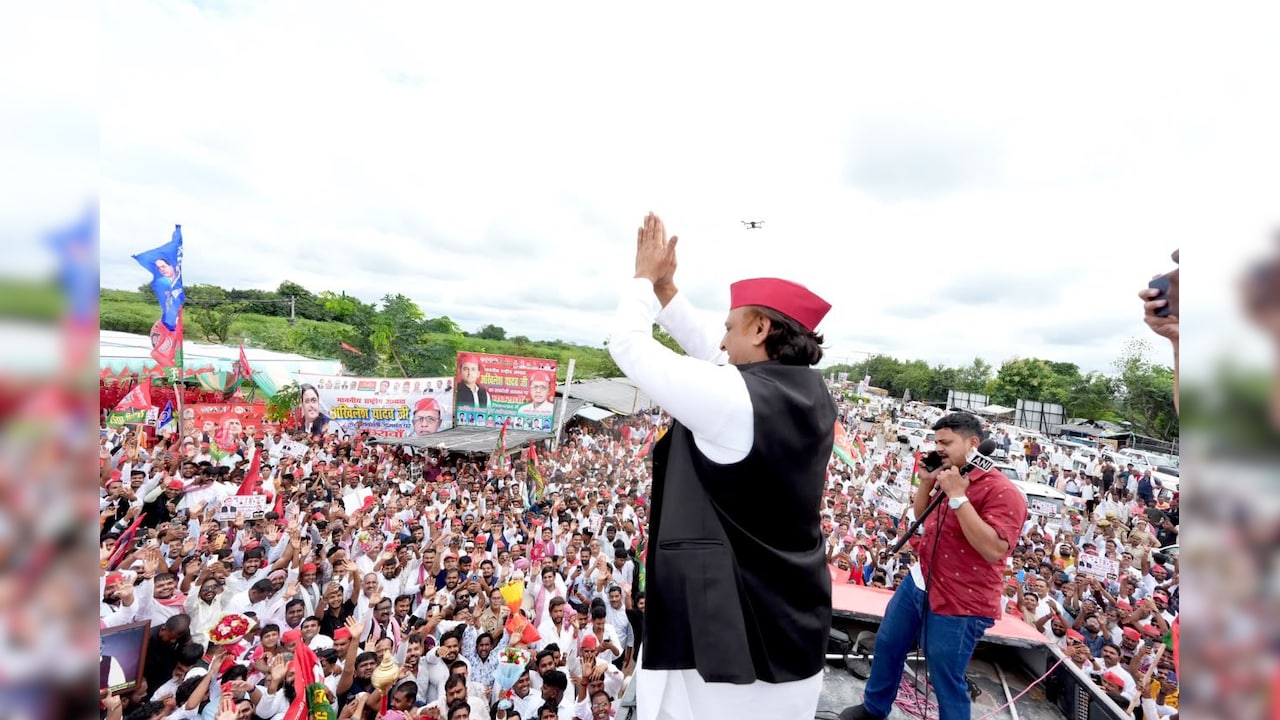 Akhilesh Yadav launched PDA yatra from Rae Bareilly on Thursday Akhilesh Yadav launched PDA yatra from Rae Bareilly on Thursday