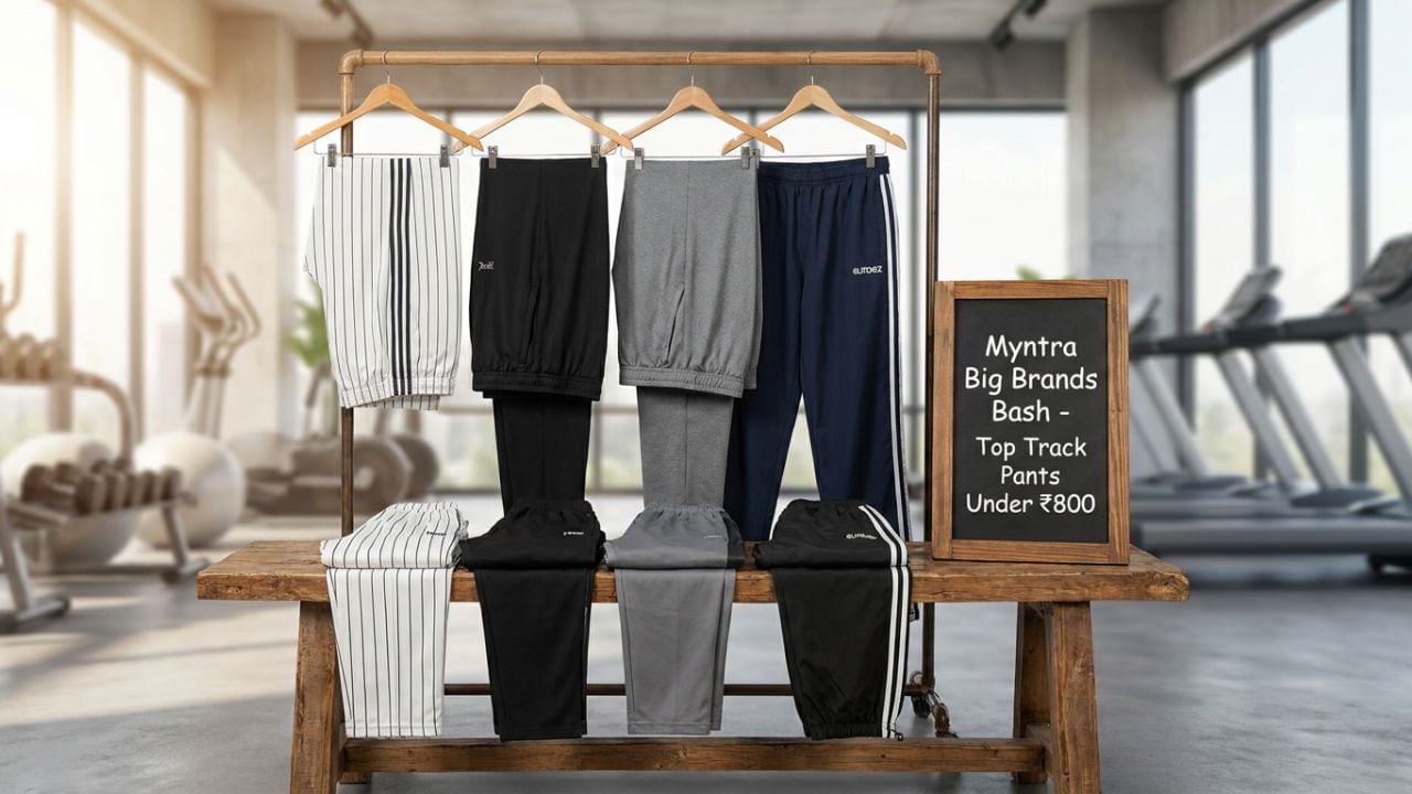 Myntra सेल में पाएं HRX और Glitchez के ट्रैक पैंट्स पर भारी छूट, कीमत 800 से कम