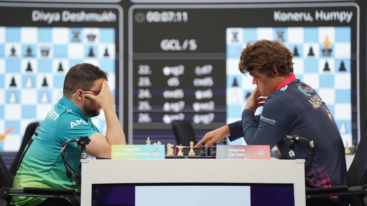 Magnus Carlsen Powers Alpine Pipers Past Mumba Masters In Global Chess League; Ganges Grandmasters Win