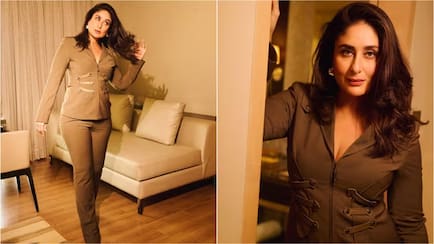 Kareena Kapoor Makes A Statement In A Versace Suit At Daayra Trailer Launch