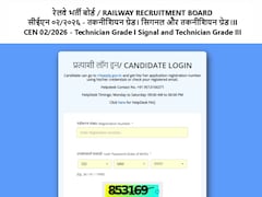 RRB Technician City Intimation Slip 2026 Out: Check Steps To Download