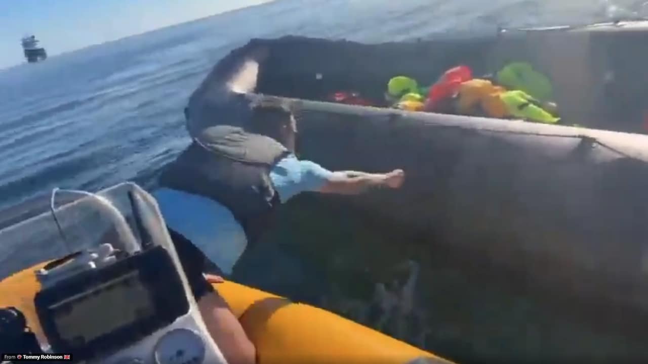 Rescuer Onboard, UK Far-Right Activist Slashes Migrant Dinghy With Knife