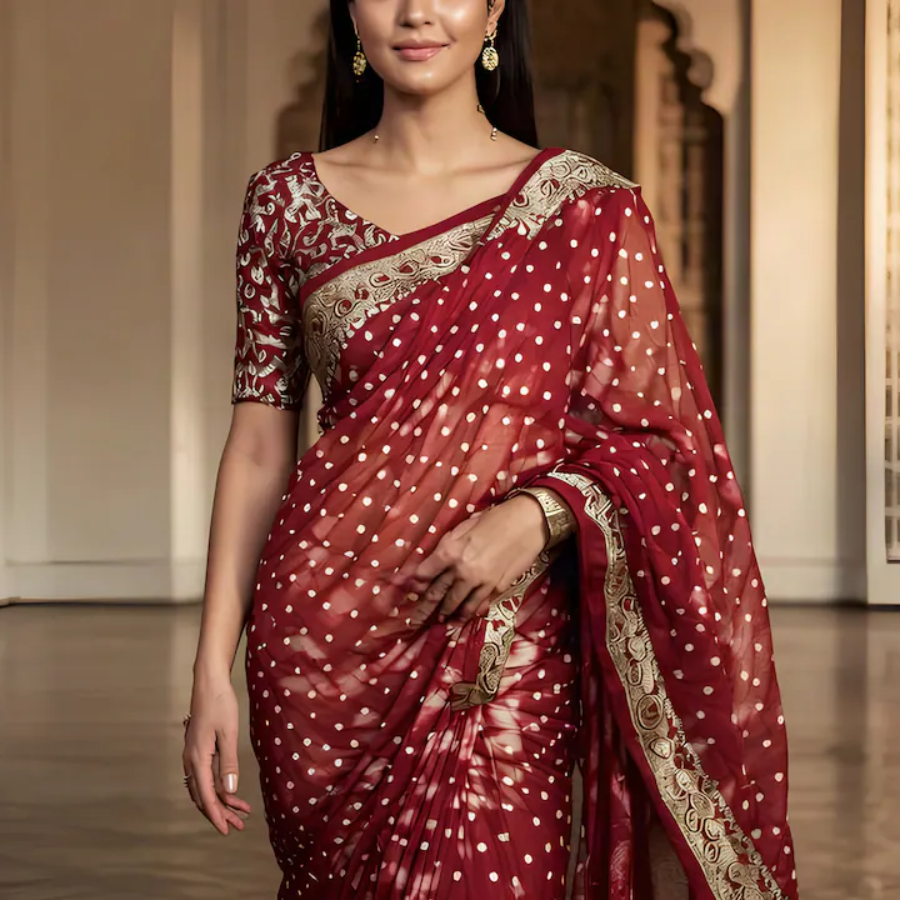 Top 5 Draped Sarees You Can Wear Without Pleating Under ₹8000