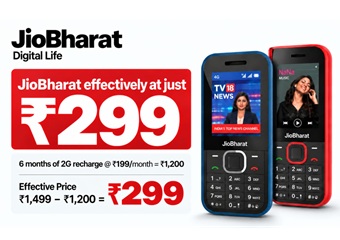 Jio का तगड़ा ऑफर, ₹1,499 वाला JioBharat 4G फोन पड़ेगा सिर्फ ₹299, जानें सबकुछ