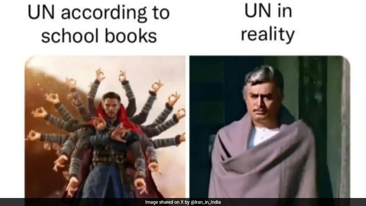 Sholay's Thakur vs Doctor Strange: Iran Mocks UN's 'Arm Game' In Latest Meme