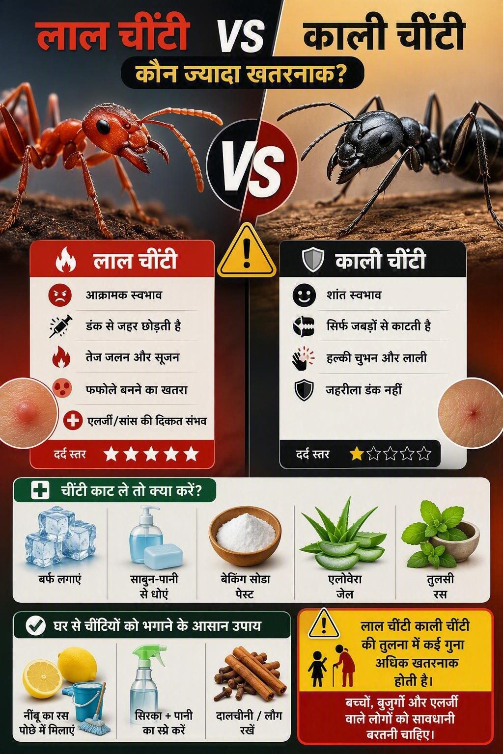 लाल चींटी का काटना, काली चींटी का काटना, चींटी काटने पर क्या करें, Fire Ant Bite, Ant Bite Remedy Latest and Breaking News on NDTV