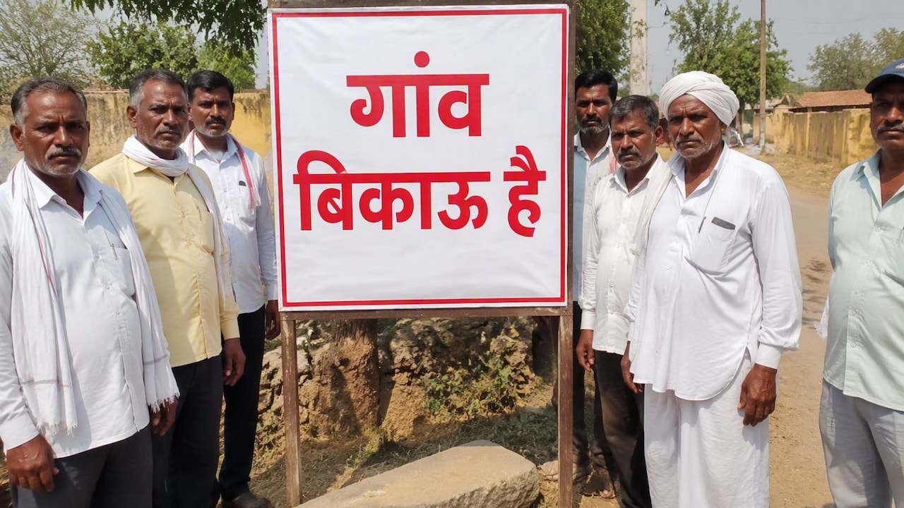 एक साथ पूरा गांव बेचने निकले किसान, कहा- जो खरीदना चाहे, आगे आए...