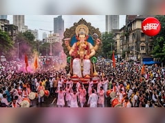 Ganesh Visarjan 2026: 'गणपति बप्पा मोरया' के जयकारों के बीच मुंबई में शुरू हुआ गणेश विसर्जन, देखिए गणपति जी की विदाई का भव्य नजारा
