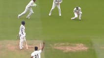 Auqib Nabi's 1st Wicket In County 2026 Is His India Teammate. Watch