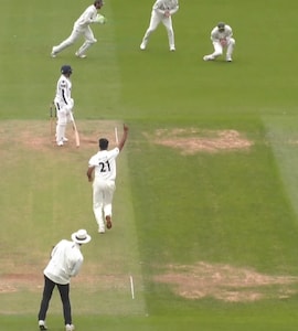 Auqib Nabis First Wicket In County Championship 2026 Is His India Teammate. Watch