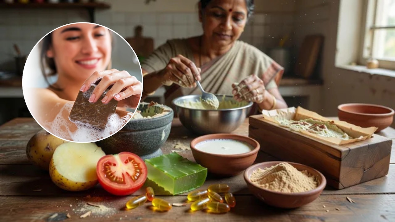 DIY Herbal Soap: घर पर बनाएं नेचुरल साबुन, आलू-टमाटर समेत इन चीजों से तैयार करें स्किन केयर सोप