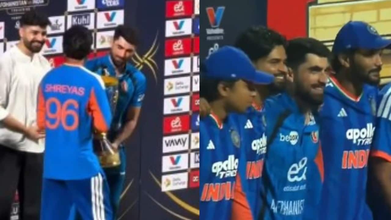 Watch: Shreyas Iyers Gesture Goes Viral As India-Afghanistan Series Lives Up To Friendship Cup Tagline