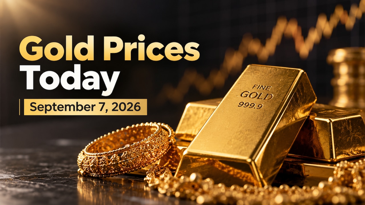Gold Rate Today: Check 24K, 22K Gold Prices In Mumbai, Delhi, Chennai, Kolkata, Bengaluru On September 7