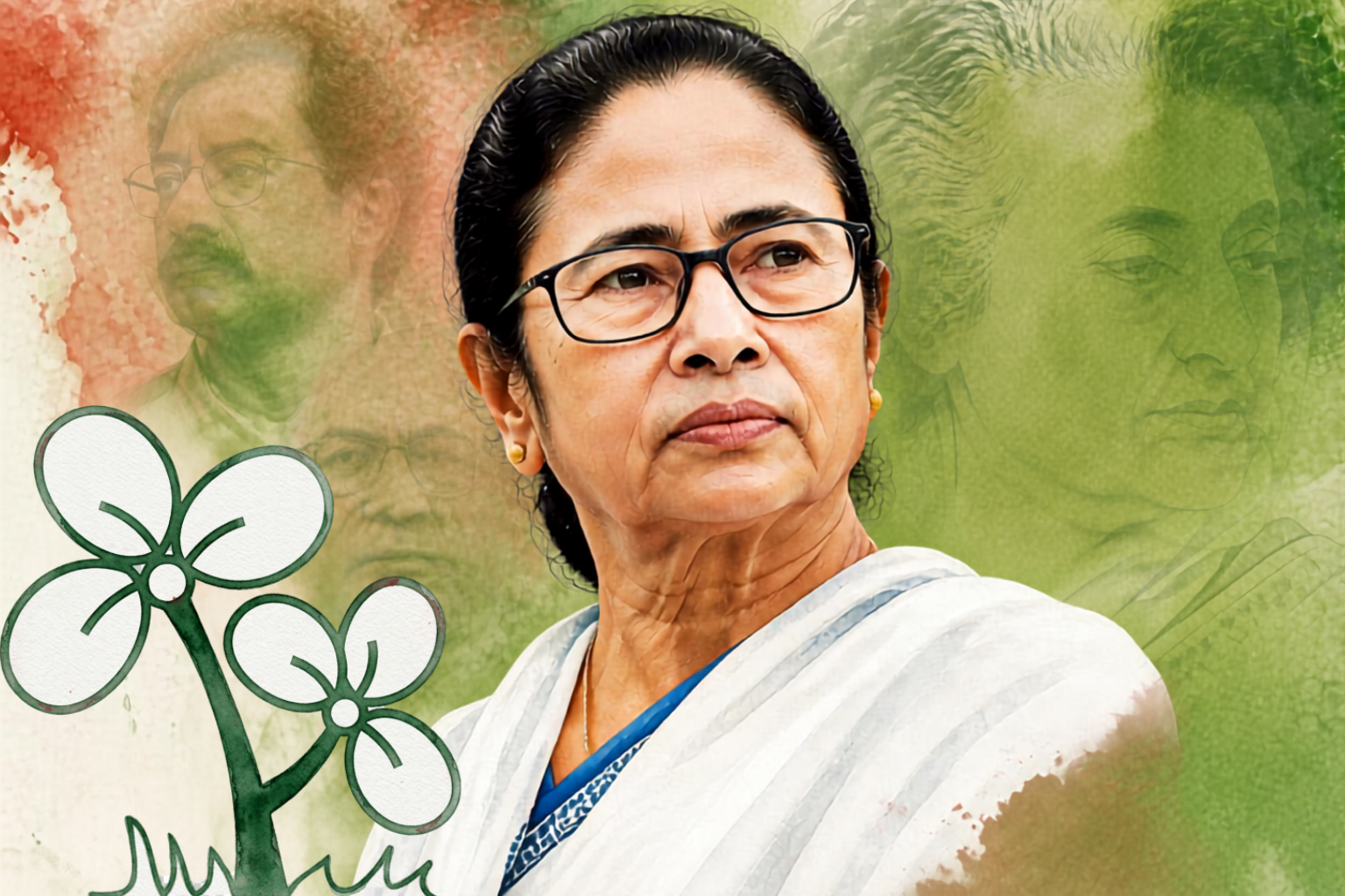 Mamata Banerjee Hand-Drew Party Symbol. It's Now Tied To An Indira Gandhi Case