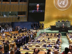 Video: Dozens Of Delegates Walk Out As Netanyahu Takes UN Stage