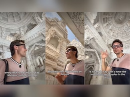 Watch: Tourist In Gujarat Can't Get Over The Architecture Of Palanpur's Jain Temple