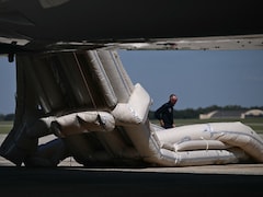 Emergency Slide Deploys On Trump's Qatari-Gifted Air Force One