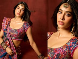 Janhvi Kapoor Serves Festive Glam In Vibrant Patola Saree For Ganesh Chaturthi