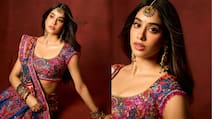 Janhvi Kapoor Serves Festive Glam In Vibrant Patola Saree For Ganesh Chaturthi