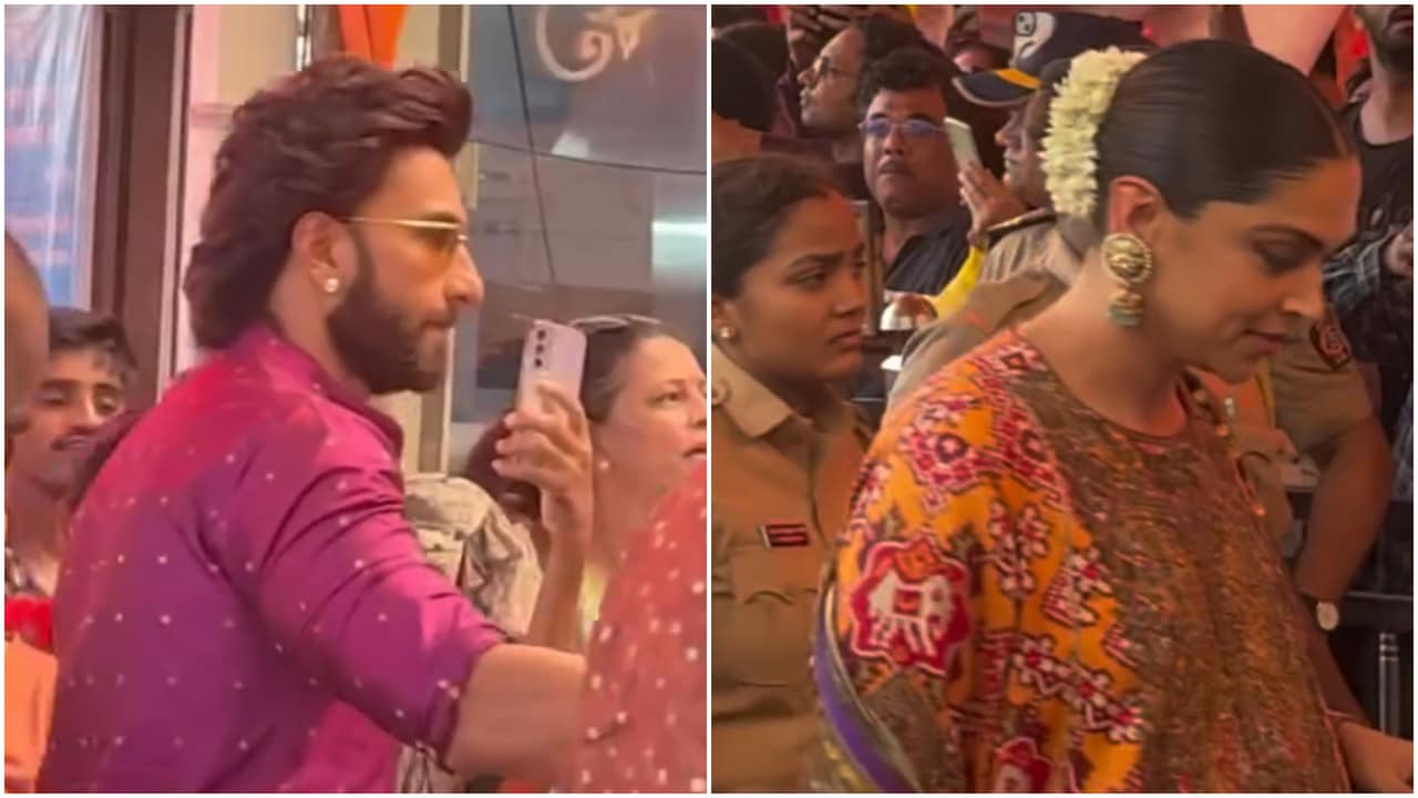 Deepika Padukone, Ranveer Singh Seek Blessings At Siddhivinayak Temple Ahead Of Baby's Arrival