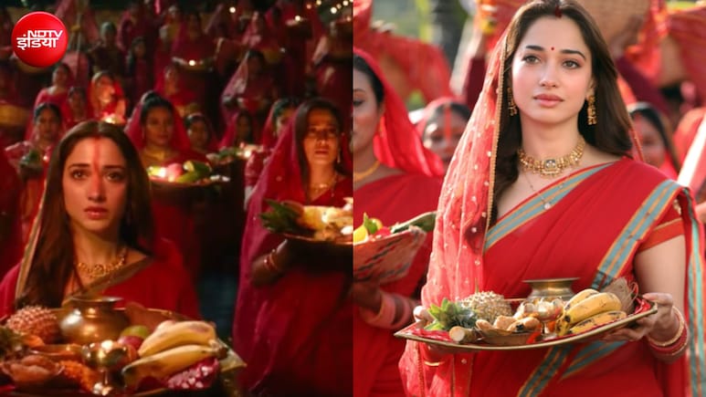 400 साल पुराने &lsquo;वन देवी मंदिर&rsquo; पर आधारित द वन का नया गाना रिलीज, छठी मईया में तमन्ना भाटिया ने जीता दिल
