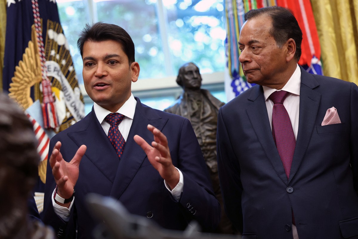 Rewant Ruia (L), Chairman of Mesabi Metallics, speaks next to Ravi Ruia Rewant Ruia (L), Chairman of Mesabi Metallics, speaks next to Ravi Ruia