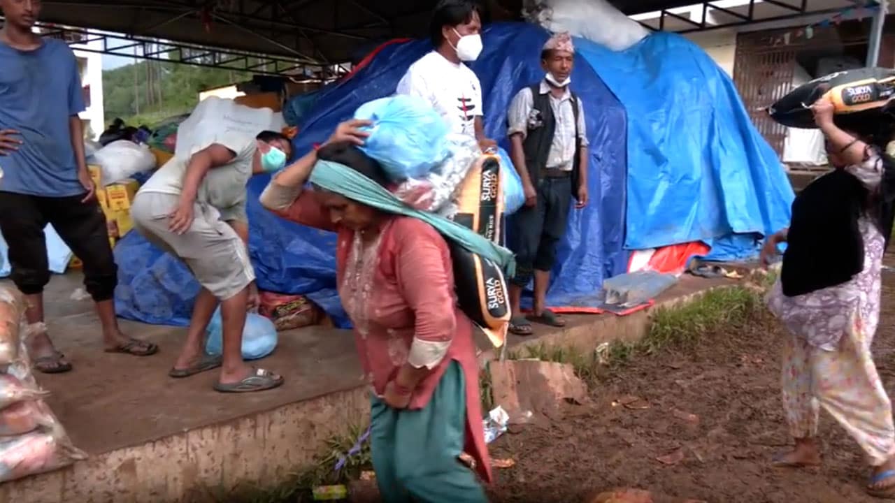 Nepal Flood Survivors Now Fear The Food That's Keeping Them Alive
