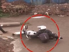 Caught On Camera: Biker Falls On Road Amid Sewage Work In Bengaluru, Sparks Safety Concerns