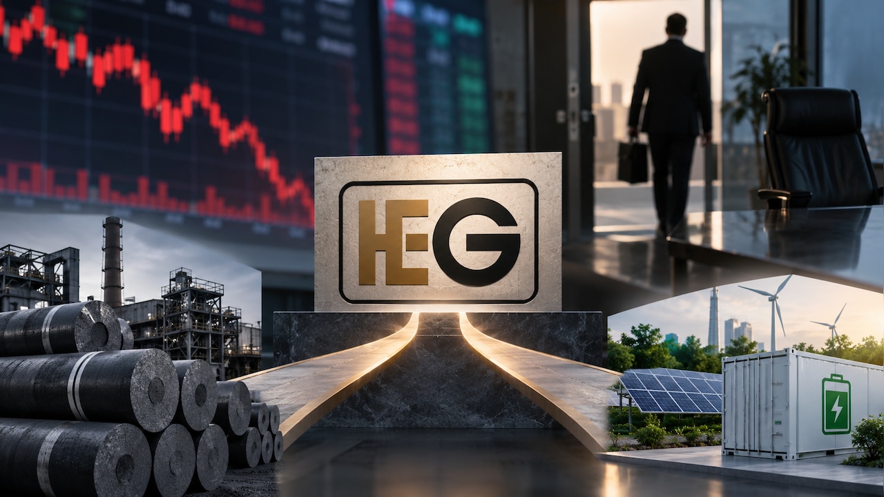 HEG Share Price Falls 5% Intraday, Down 67% Since Demerger: What's Dragging The Stock?
