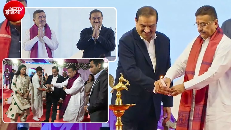 कोलकाता में अदाणी ग्रुप के 2,000 बेड वाले अस्&zwj;पताल का शिलान्&zwj;यास, CM शुभेंदु अधिकारी और चेयरमैन गौतम अदाणी ने रखी आधारशिला