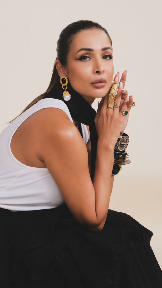 Malaika Arora Makes A Bold Statement In Black And White