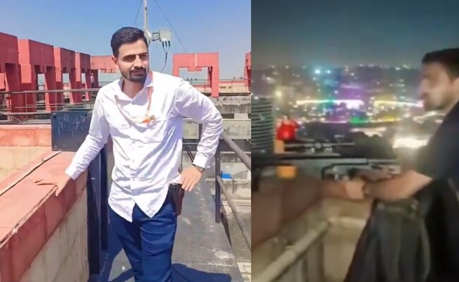 Gun In Hand, Delhi Cop Films Reels From BRICS Summit Venue. Gets Suspended