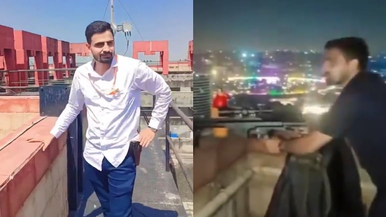 Gun In Hand, Delhi Cop Films Reels From BRICS Summit Venue. Gets Suspended