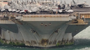 After Months In Hormuz, USS Abraham Lincoln Limps Into Port Covered In Rust