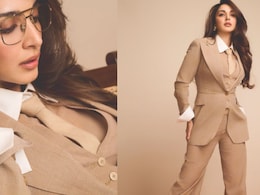 Kiara Advani Commands Attention In A Beige Power Suit, Aviators, And Stilettos