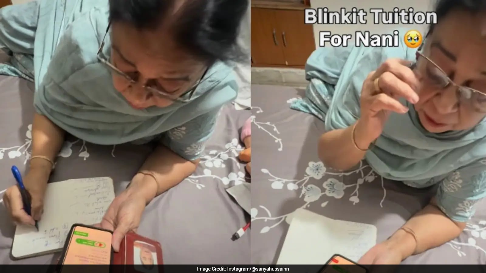 Grandmother Learns to Use Blinkit App to Order Groceries in Viral Video