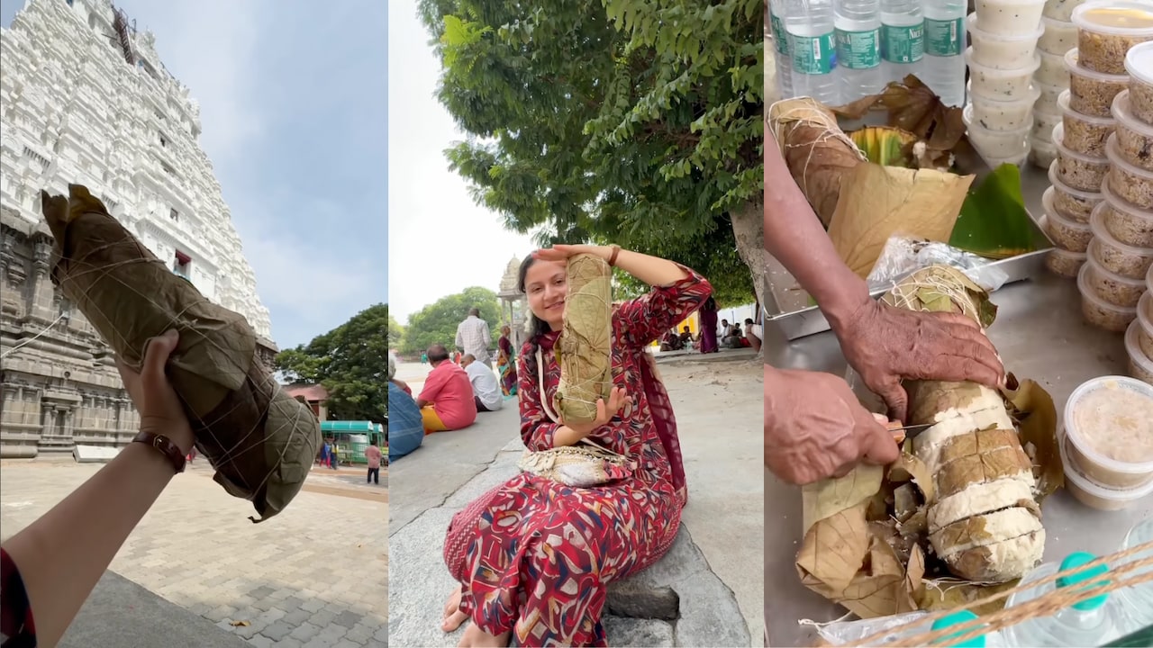 Video: This Temple In Tamil Nadu Serves An 18-Inch-Long Idli As Prasadam