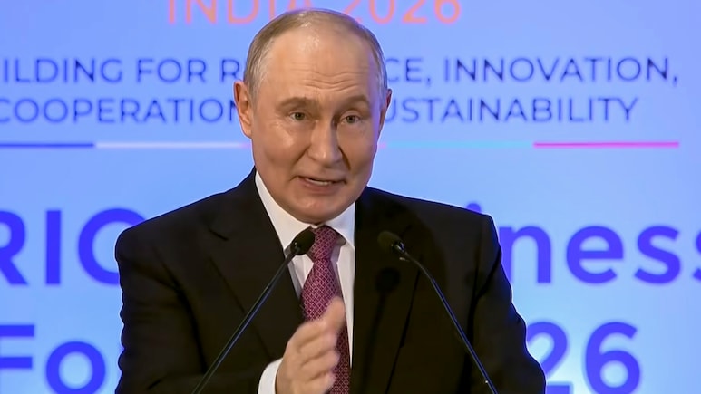 Putin Takes "40%" Dig At G7, Compares It With BRICS' Contribution To World GDP