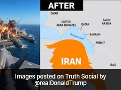 Trump Puts His Face On Iran Map In Latest AI-Powered Online Attack On Tehran