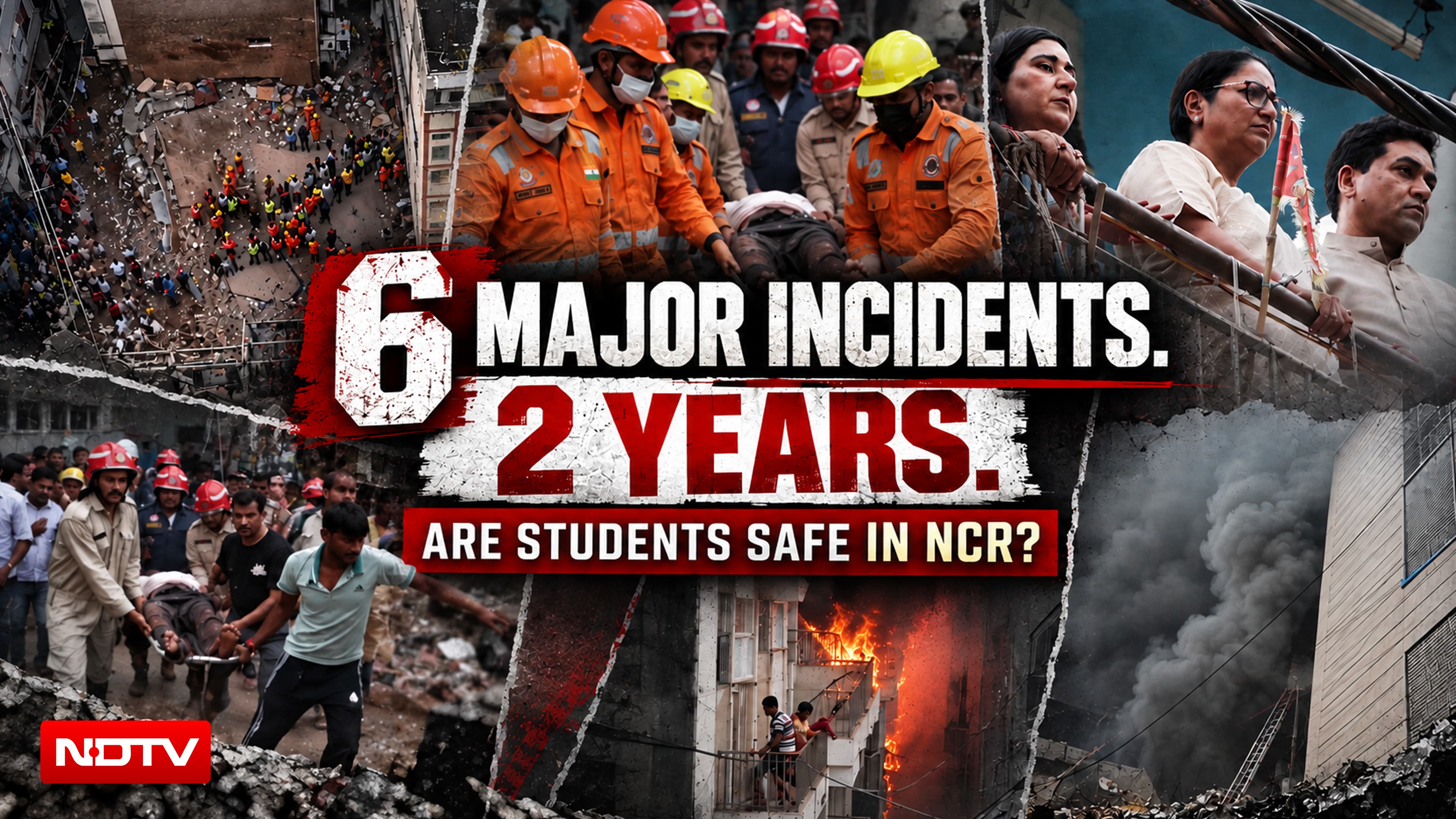 Delhi Building Collapse | 6 Major Incidents. 2 Years. One Big Question: Are Students Safe?