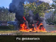 US F-16 Fighter Jet Crashes In Michigan, Pilot Ejects