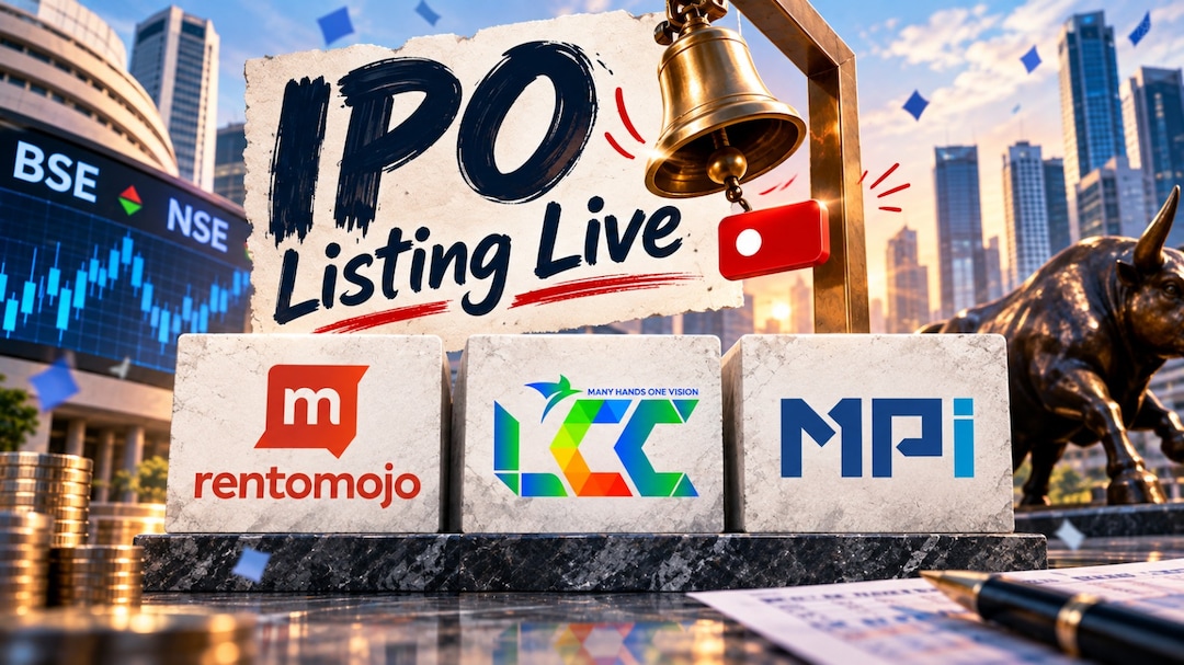 IPO Listing Live: Rentomojo, LCC Projects, Karamtara Engineering Among Six Issues To Debut On Exchanges