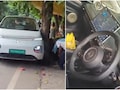 लुधियाना में बिना ड्राइवर चलने लगी MG Windsor EV, पेड़ से टक्कर के बाद बढ़ गई स्पीड; देखें वीडियो