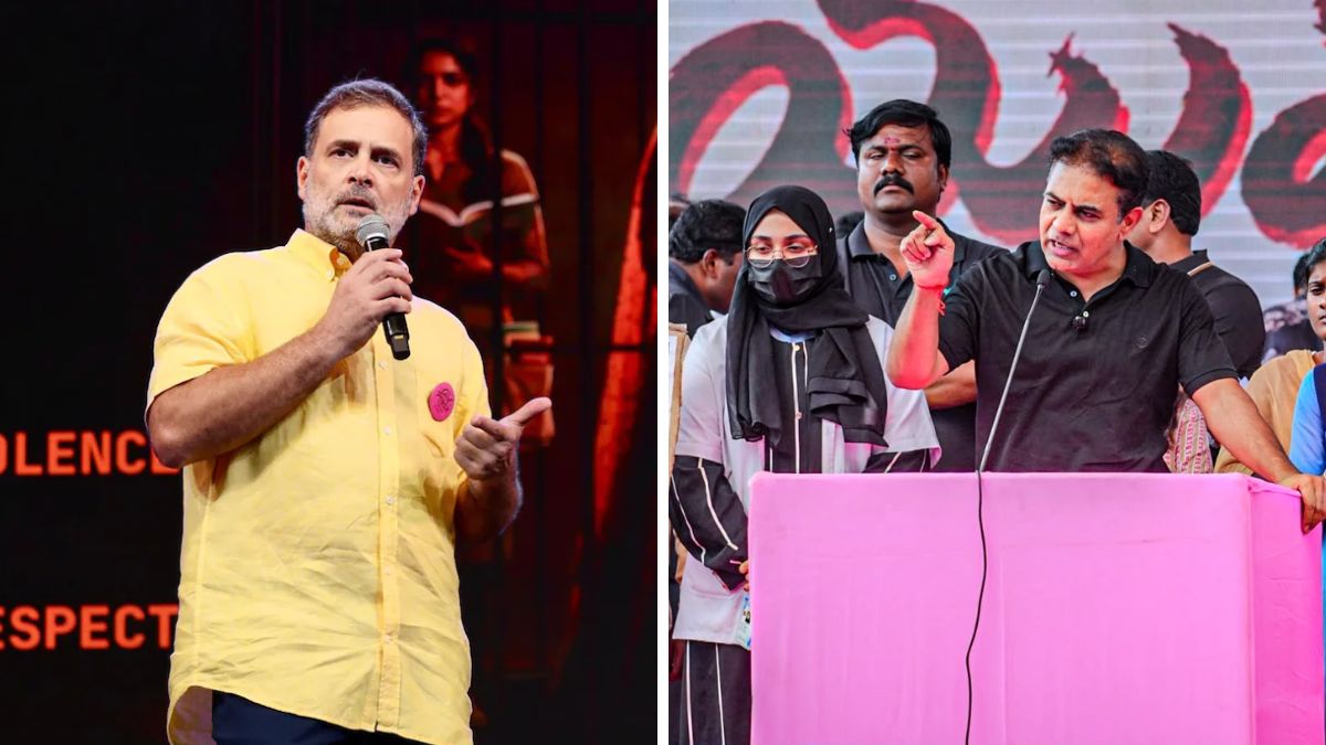 'Face Telangana Students': KTR Dares Rahul Gandhi Over 'Chhatron Ki Goonj'