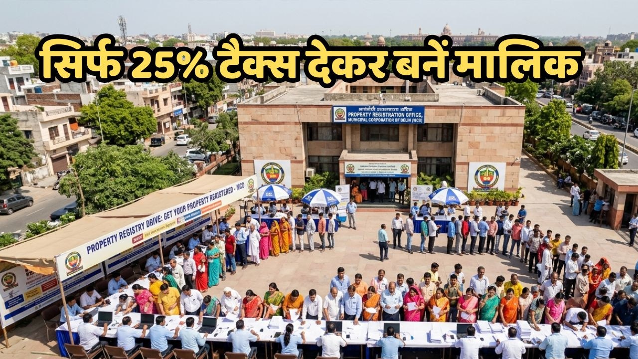 दिल्ली के 11 हजार अवैध कालोनियों पर MCD मेहरबान, सिर्फ 25% खर्चे पर मिलेगा मालिकाना हक