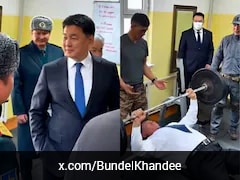 Watch: Mongolian President Takes Off Jacket, Then Bench Presses 100kg