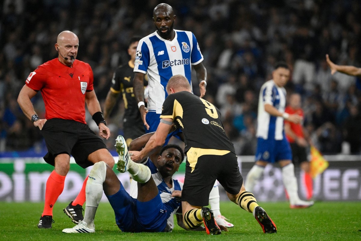 Haaland scores twice as heated exchange with Porto’s Pablo Rosario mar City’s 2-0 win