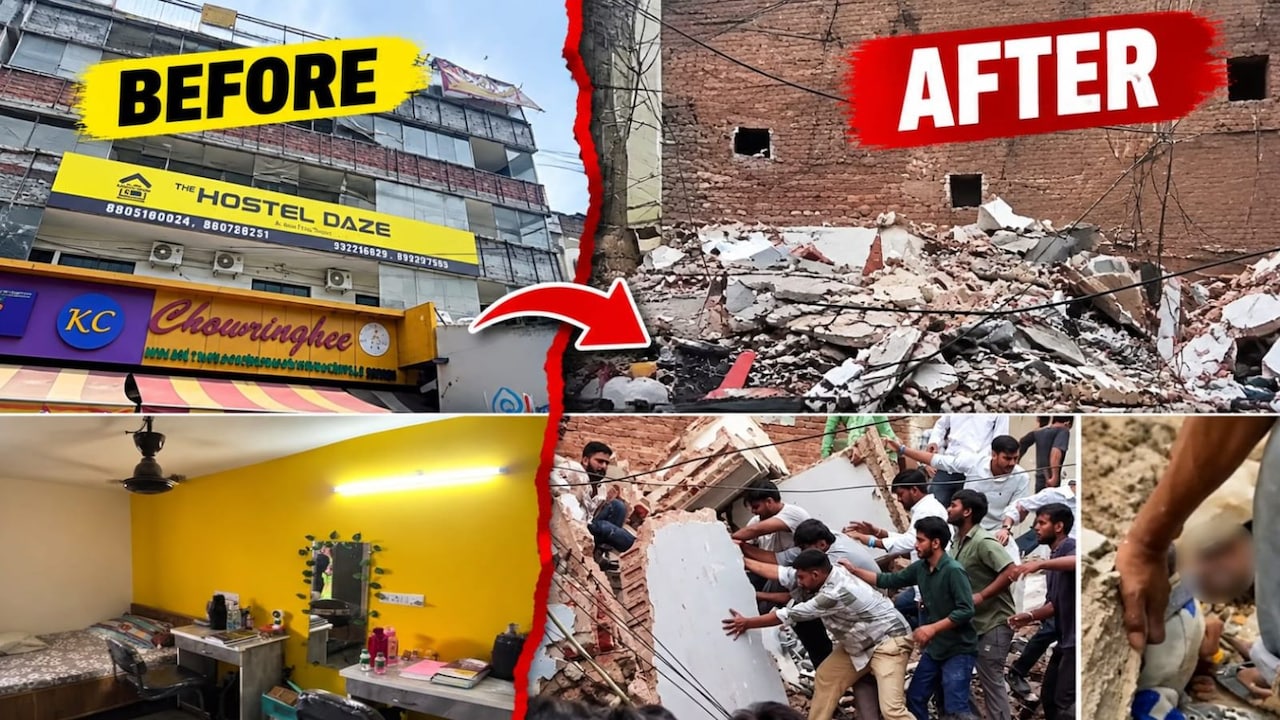 सत्य निकेतन के जिस PG के मलबे में दबी कईं जिंदगियां, अंदर से कैसा दिखता था वो