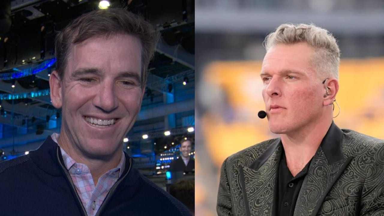 Eli Manning Reacts To Pat McAfee's Reported Monday Night Football Role